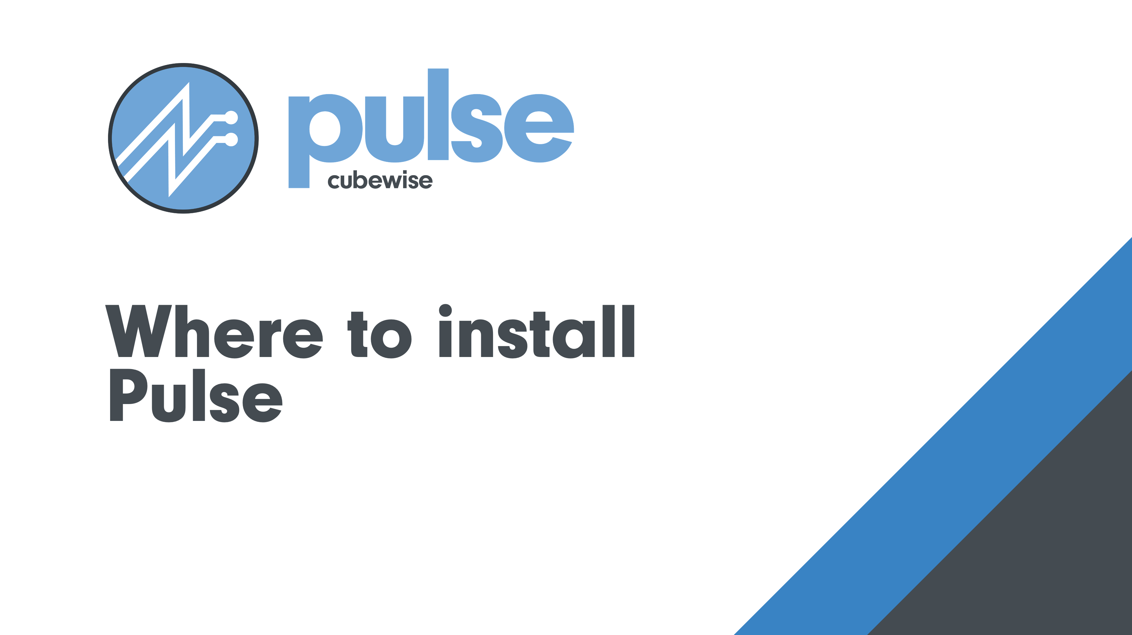Where to install Pulse