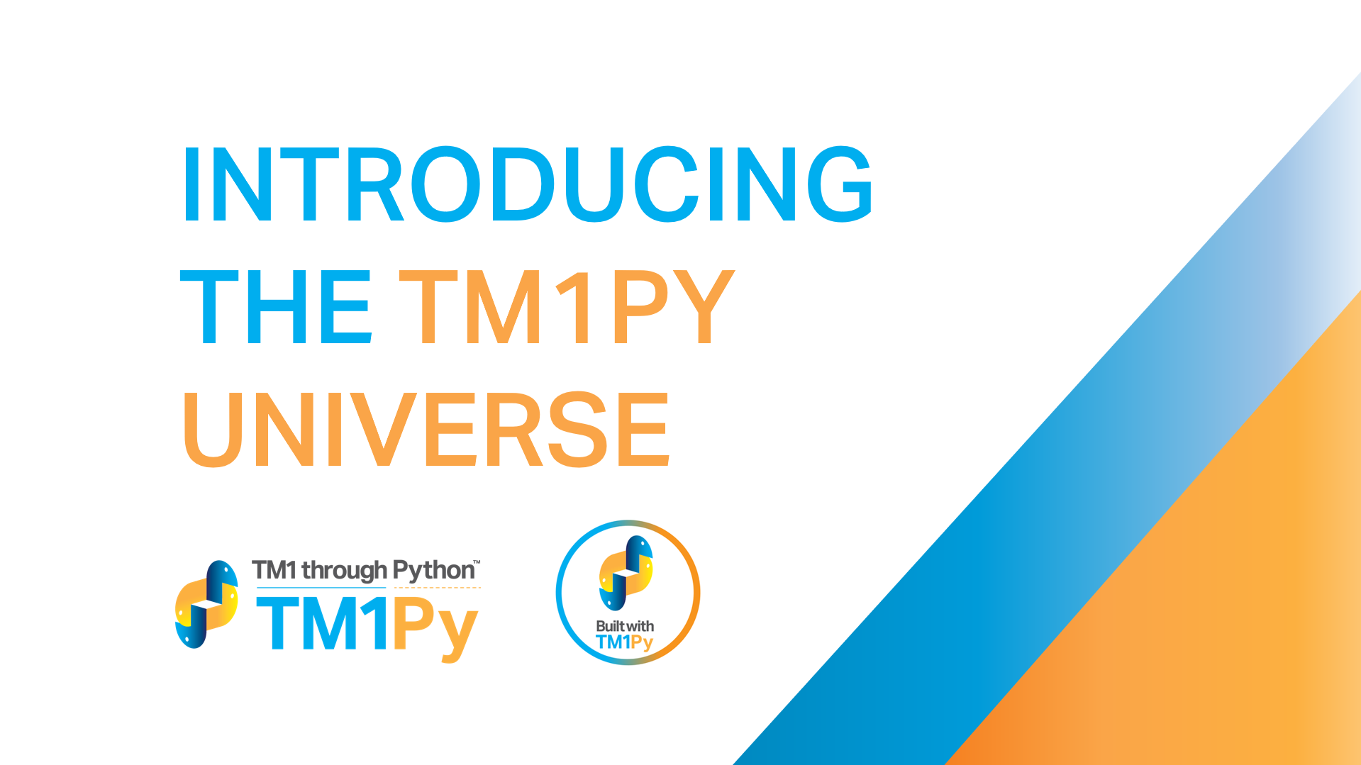 Introducing the TM1py Universe