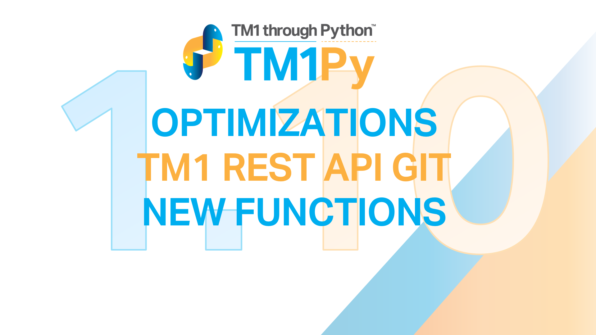 TM1py v1.10 is now available