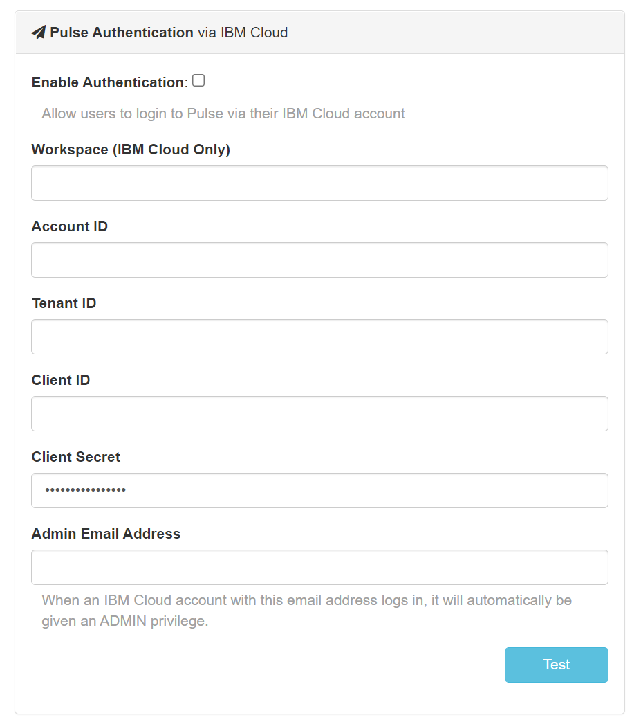 Using IBM ID to login to Pulse