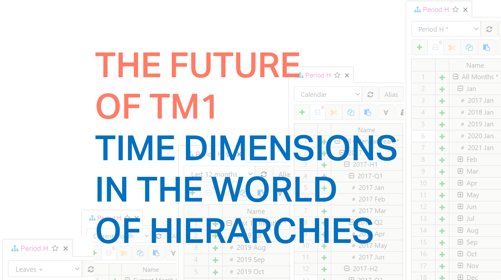 The Future of TM1 Time Dimensions in the World of Hierarchies