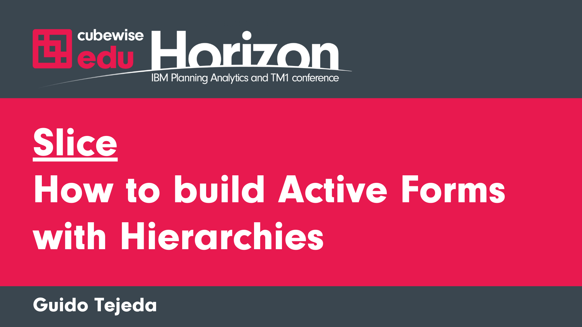 How to build Active Forms with Hierarchies using Slice