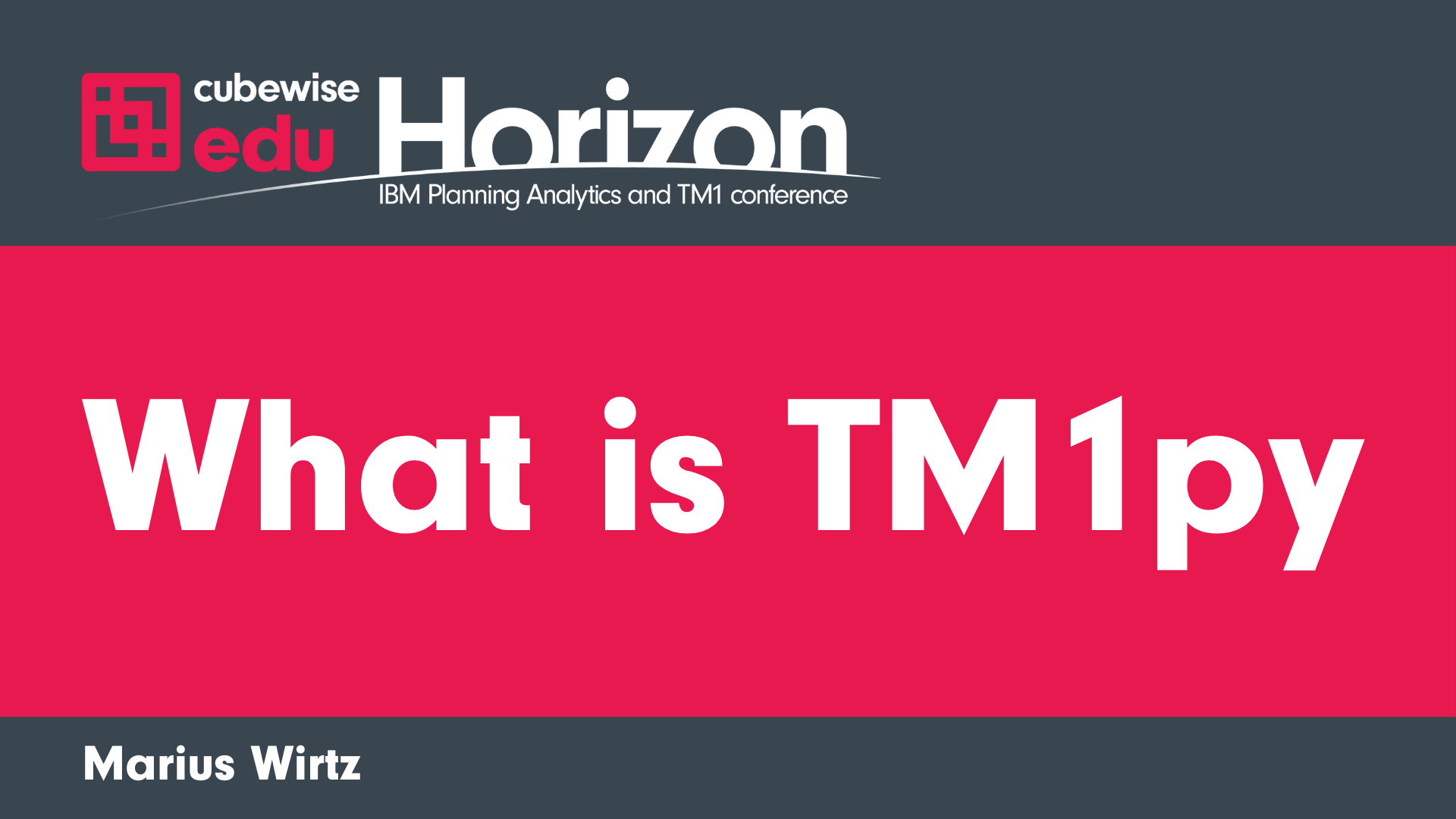 What is TM1py