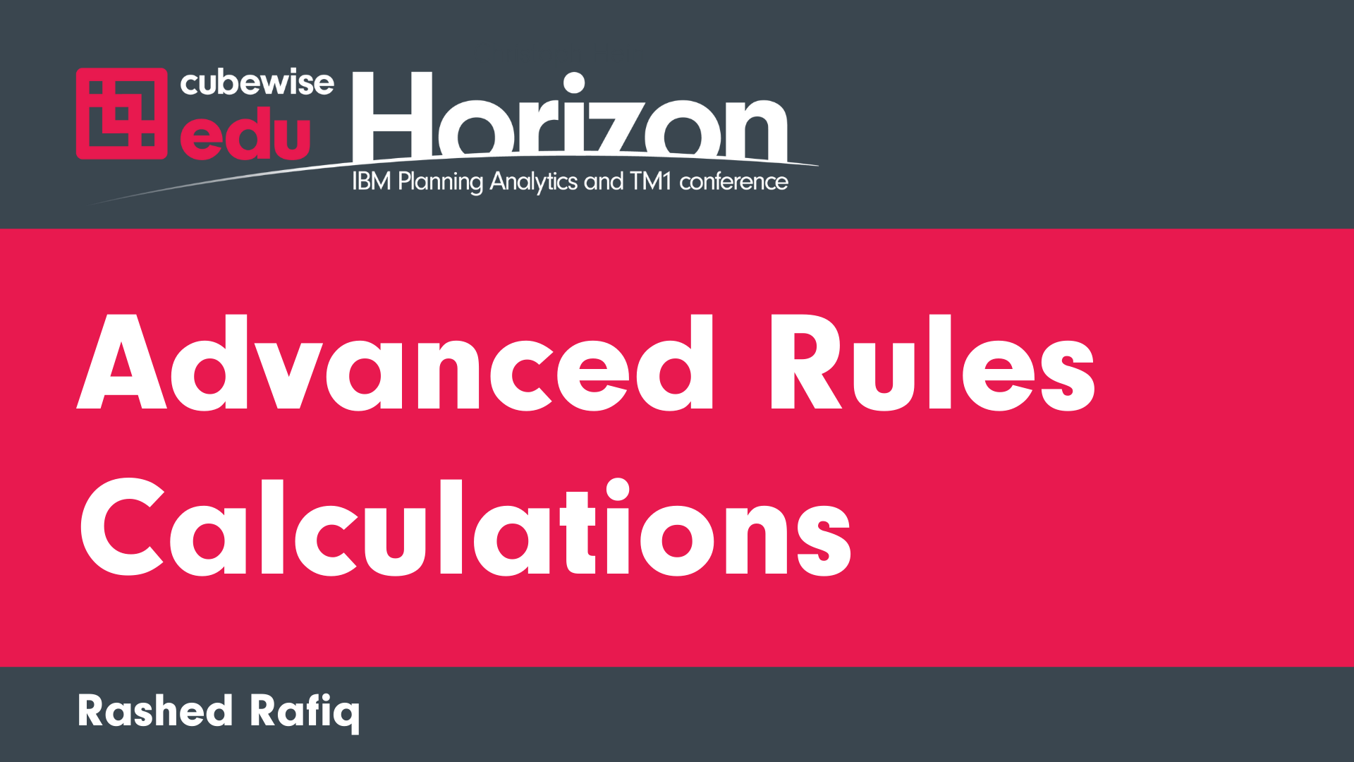 Advanced Rules Calculations