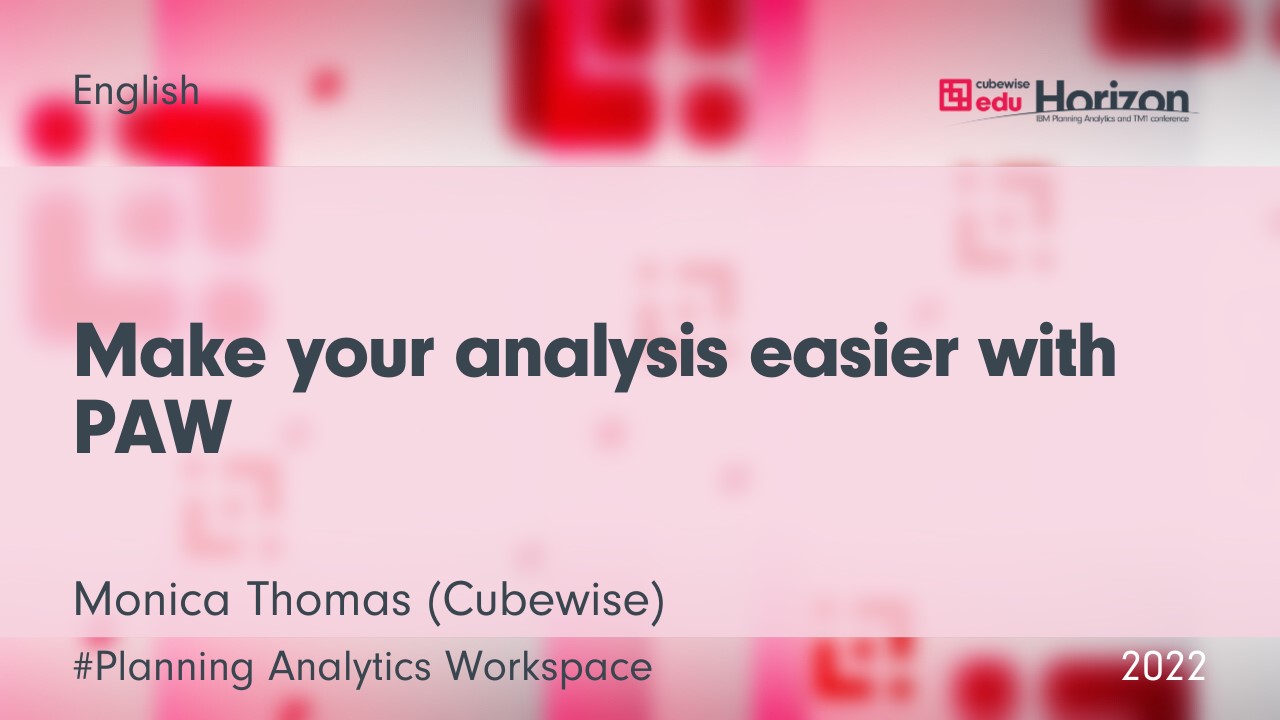 Make your analysis easier with PAW