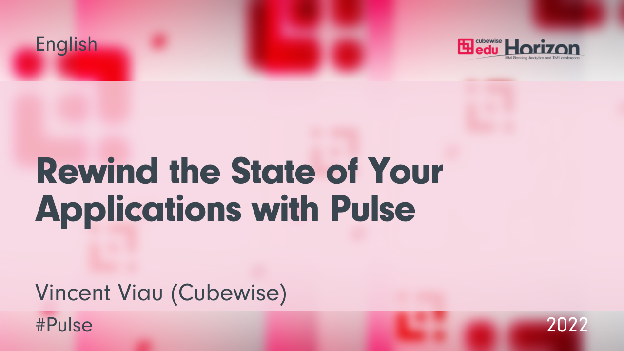 Rewind the State of Your Applications with Pulse