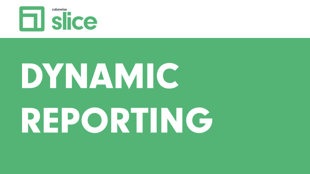Dynamic Planning Template with Slice: A Simple Practical Guide